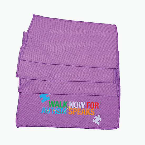 17 oz Co-Poly Bottle with Cooling Towel - Full Color