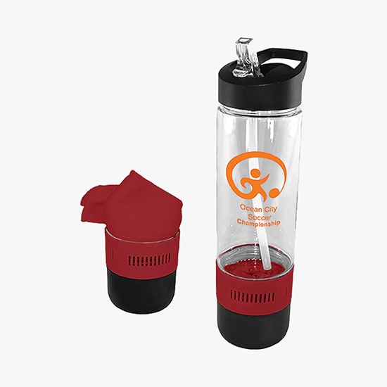 17 oz Co-Poly Bottle with Cooling Towel - 24-Hour Production