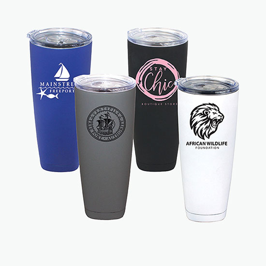 18 oz Halcyon Soft Touch Deco Tumbler - Clearance
