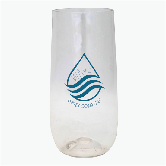 10 oz Plastic Stemless Champagne Flute