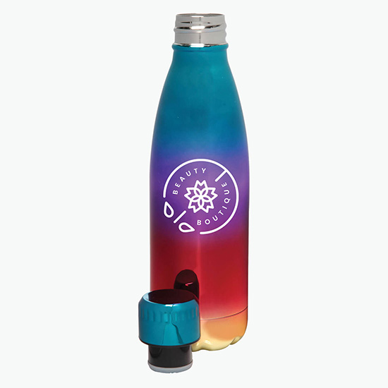 16 oz Gloss Rainbow Vacuum Bottle - 24-Hour Production