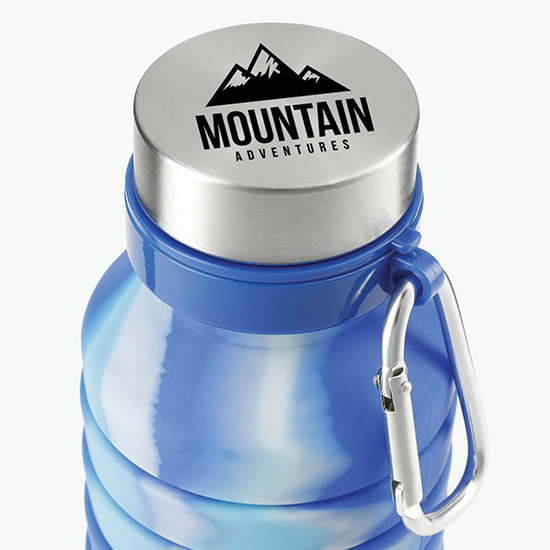 Tie-Dye Zigoo Silicone Collapsible Bottle - 18oz
