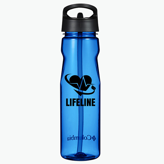 Columbia® Tritan Water Bottle with Straw Top - 25 oz - Clearance
