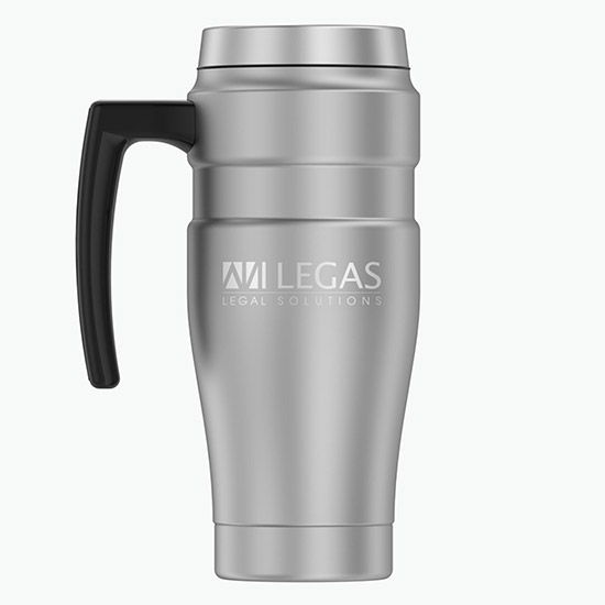 16 oz Thermos® King Stainless Steel Travel Mug - Engraved - 24-Hour Production
