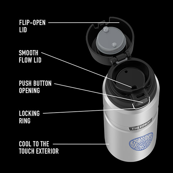 24 oz Thermos® King Stainless Steel Drink Bottle