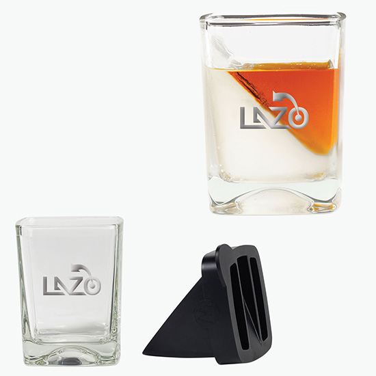4 oz CORKCICLE® Whiskey Wedge Glass - Engraved