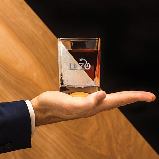 4 oz CORKCICLE® Whiskey Wedge Glass - Engraved