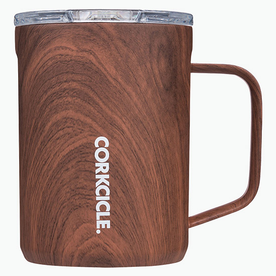 16 oz CORKCICLE® Coffee Mug - Woodgrain