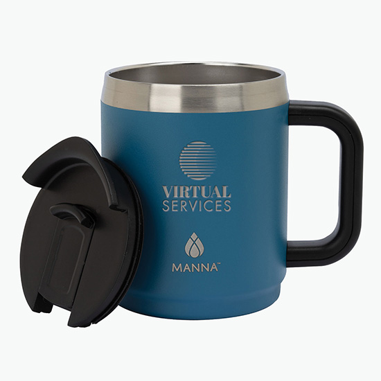 Manna™ Boulder Vacuum Camping Mug - 14 oz - Engraved