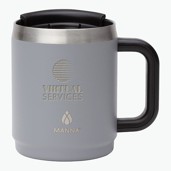 Manna™ Boulder Vacuum Camping Mug - 14 oz - Engraved