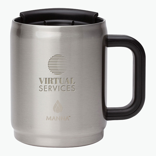 Manna™ Boulder Vacuum Camping Mug - 14 oz - Engraved