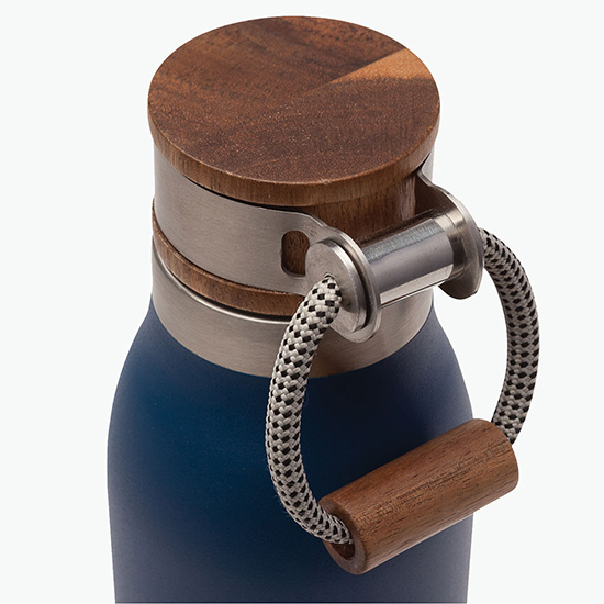 Manna™ Ascend Vacuum Bottle with Wood Lid - 18 oz