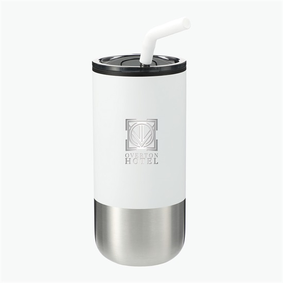 Lagom Tumbler with Stainless Straw - 16 oz - Engraved