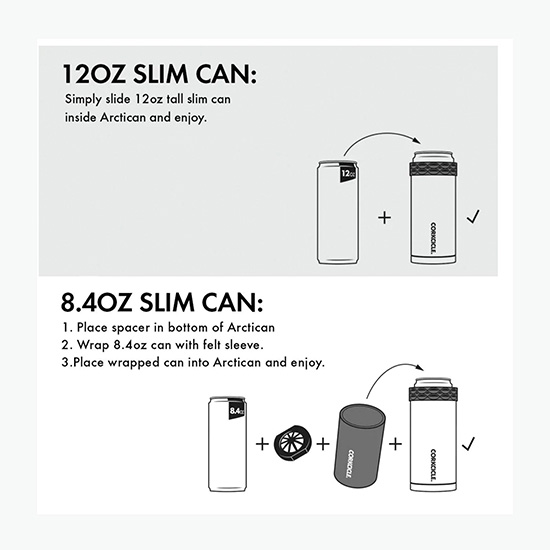 CORKCICLE® Slim Arctican - Engraved - Clearance