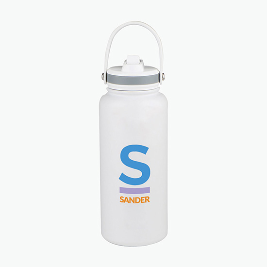 32 oz Basecamp® Ultra Tundra Bottle with Straw - Full Color - 24-Hour Production