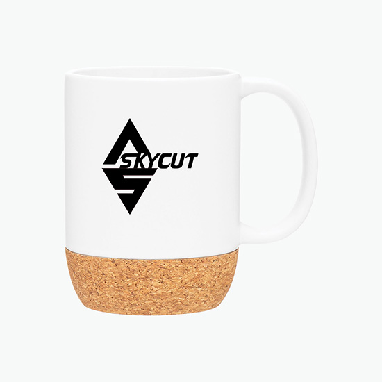 13 oz Beck Stoneware Mug with Cork Bottom