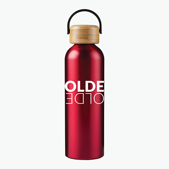23.6 oz Refresh Aluminum Bottle with Bamboo Lid - 24-Hour Production