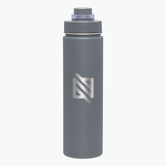 24 oz h2go Conquer Vacuum Bottle - Engraved