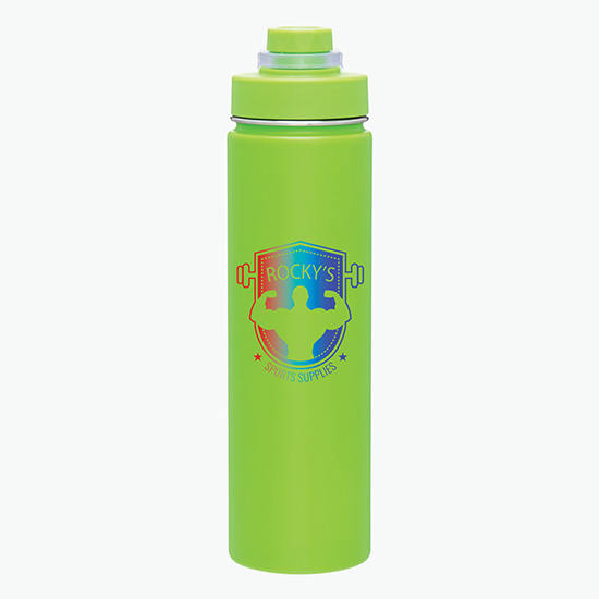 24 oz h2go Conquer Vacuum Bottle - Full Color