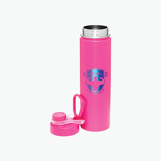 24 oz h2go Conquer Vacuum Bottle - Full Color