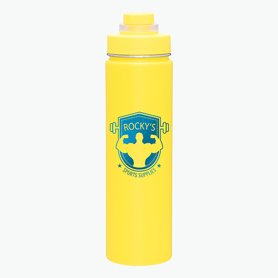 24 oz h2go Conquer Vacuum Bottle - Foil