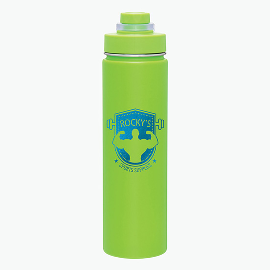 24 oz h2go Conquer Vacuum Bottle - Foil