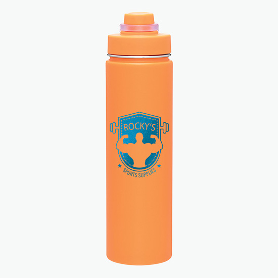 24 oz h2go Conquer Vacuum Bottle - Foil