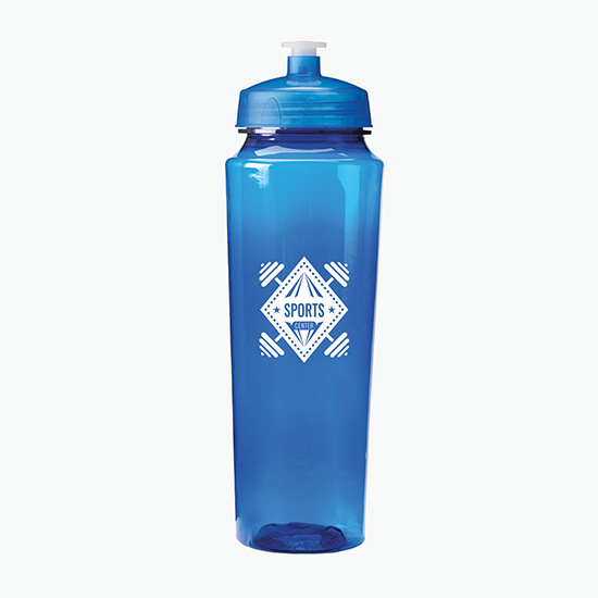 24 oz. PolySure Measure Bottle with Push-Pull Lid