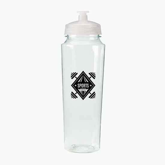 24 oz. PolySure Measure Bottle with Push-Pull Lid