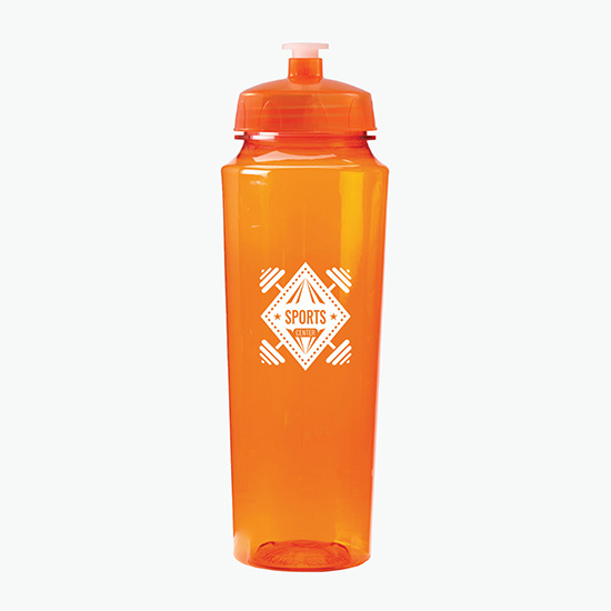 24 oz. PolySure Measure Bottle with Push-Pull Lid