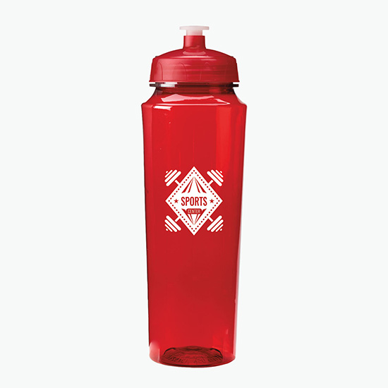 24 oz. PolySure Measure Bottle with Push-Pull Lid