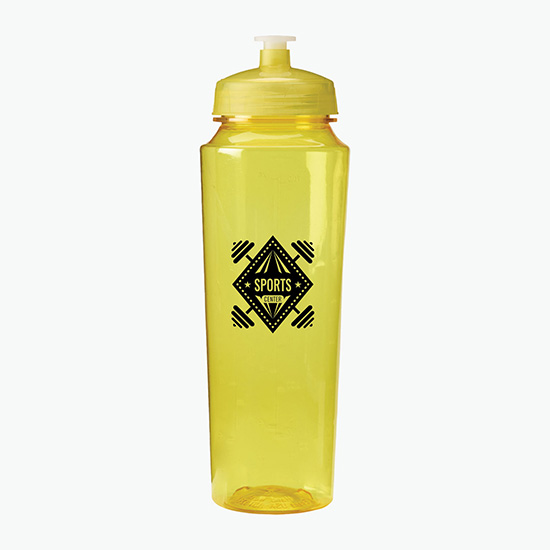 24 oz. PolySure Measure Bottle with Push-Pull Lid