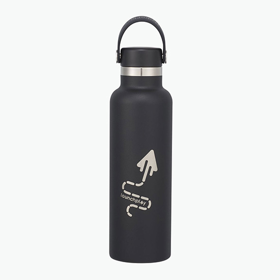 Hydro Flask® 21 oz Standard Mouth Bottle with Flex Cap - Engraved - 24-Hour Production