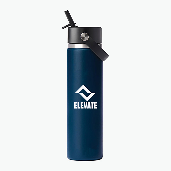 Hydro Flask® 24 oz Wide Mouth Bottle with Flex Straw Cap - 24-Hour Production