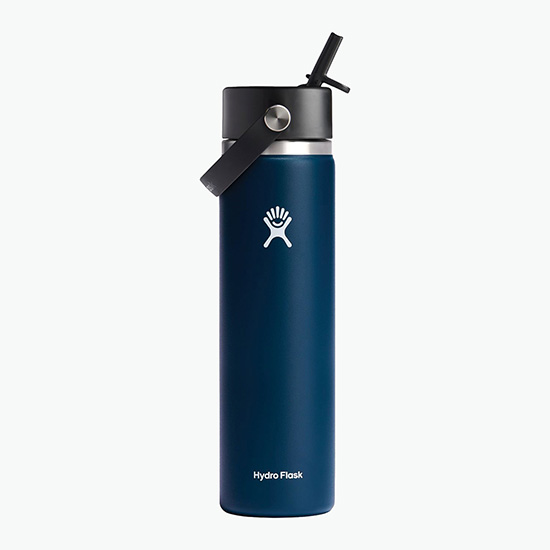 Hydro Flask® 24 oz Wide Mouth Bottle with Flex Straw Cap - 24-Hour Production