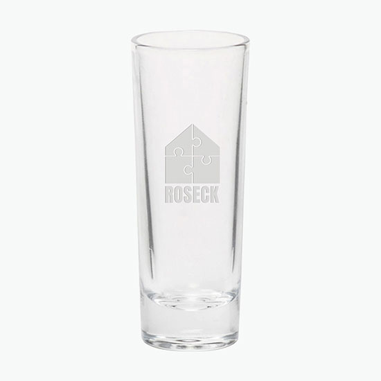 2 oz Clear Cordial Shooter Glass - Engraved