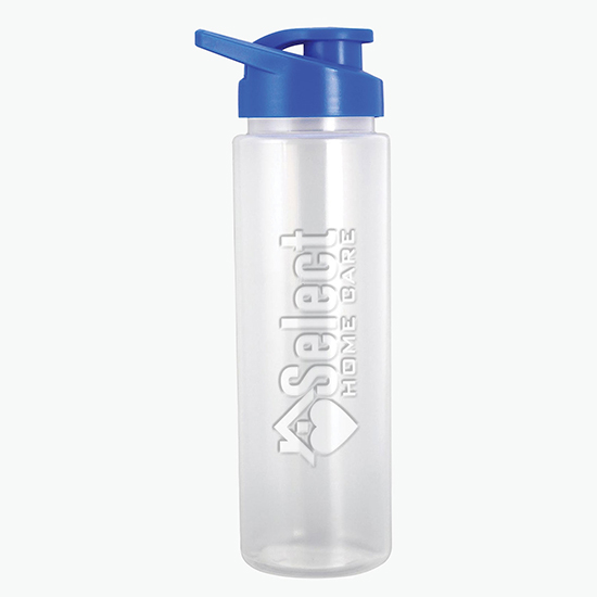 24 oz Debossed Bottle with Easy Pour Lid