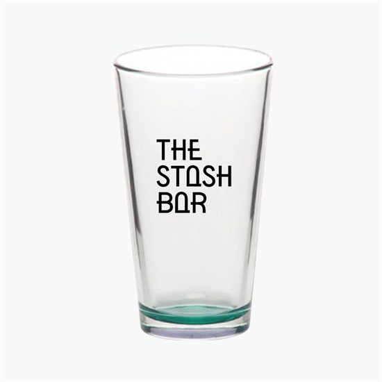 16 oz Clear Libbey Pint Glass with Colored Bottom