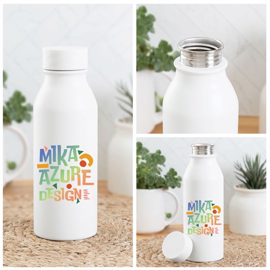 28 oz h2go Slant Stainless Bottle - Full Color