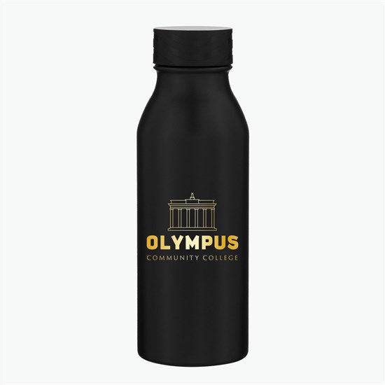 28 oz h2go Slant Stainless Bottle - Foil Imprint