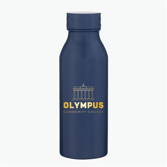 28 oz h2go Slant Stainless Bottle - Foil Imprint