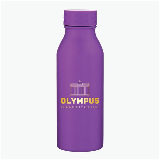 28 oz h2go Slant Stainless Bottle - Foil Imprint