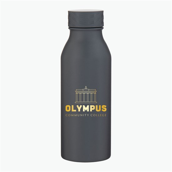 28 oz h2go Slant Stainless Bottle - Foil Imprint