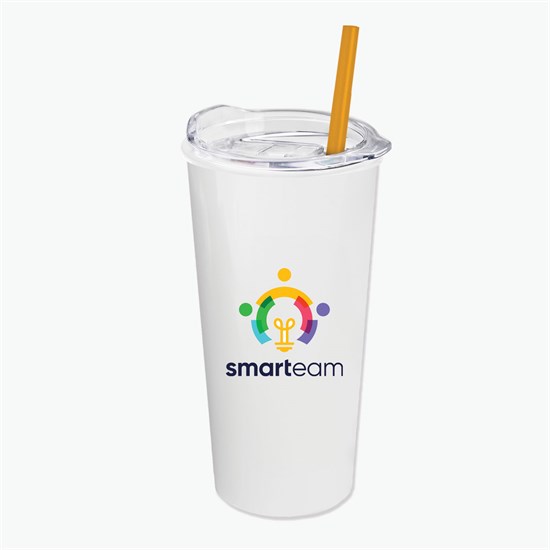 18 oz Road Master Tumbler with Slide Lid and Straw - Full Color