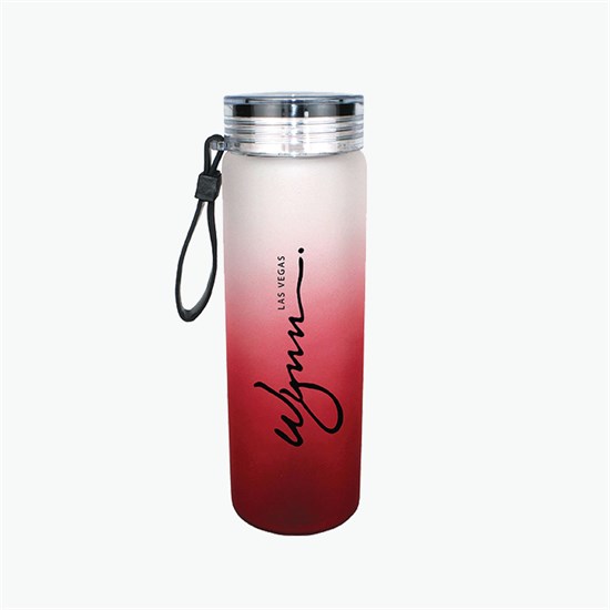 20 oz Halcyon Frosted Glass Bottle with Screw on Lid - Clearance