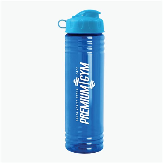 24 oz Slim Fit Water Bottle with Flip Lid