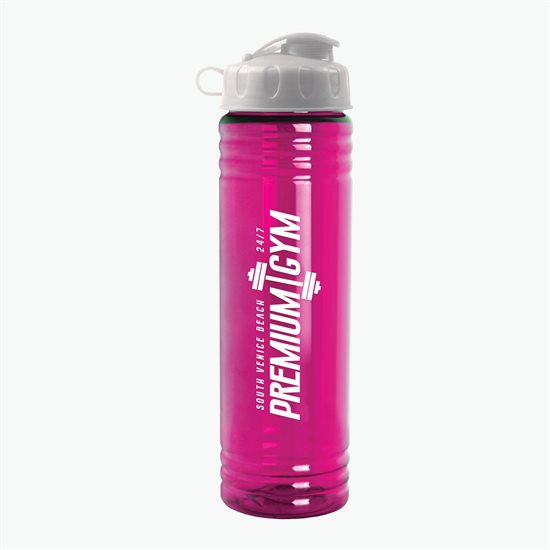 24 oz Slim Fit Water Bottle with Flip Lid