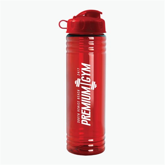 24 oz Slim Fit Water Bottle with Flip Lid