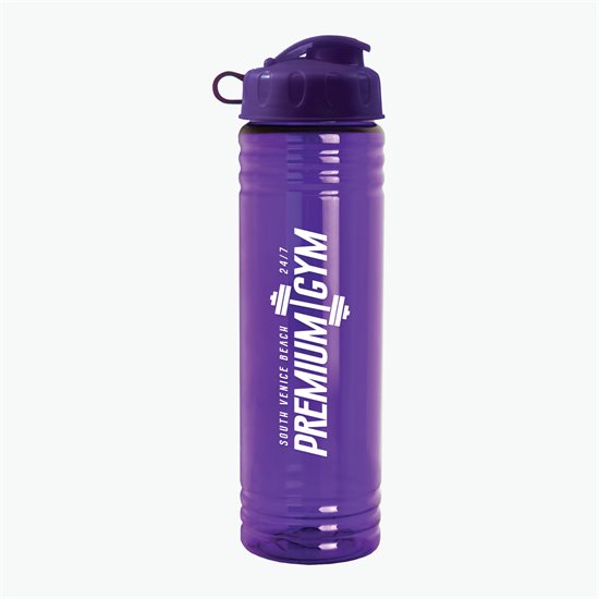 24 oz Slim Fit Water Bottle with Flip Lid