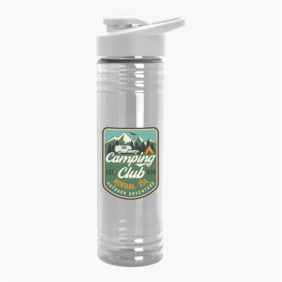 24 oz Slim Fit Water Bottle with Drink-Thru Lid - Full Color